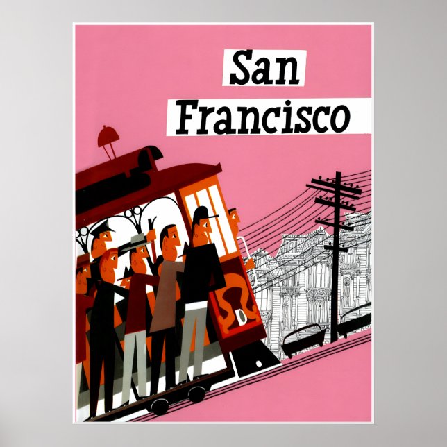 San Francisco-affisch  Poster (Framsidan)
