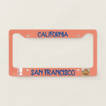 San Francisco Anpassningsbar License Plate Ram