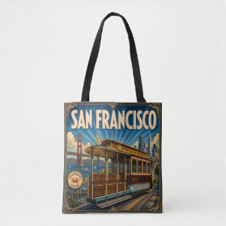 San Francisco art deco-handväska Tygkasse