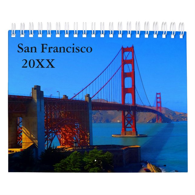 San Francisco Attraktion #1-kalender Kalender (Omslag)