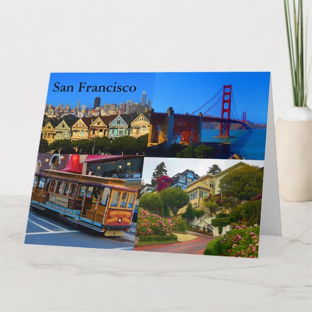 San Francisco Attraktion #3-2-kort Tack Kort (Framsida)