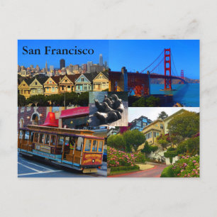 San Francisco Attraktion #3-vykort Vykort