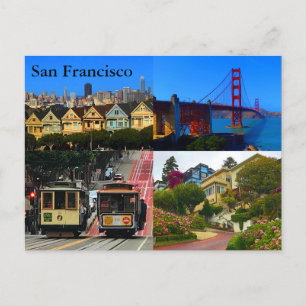 San Francisco Attraktion #4-vykort Vykort