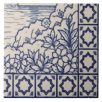 San Francisco Azulejo-mural 6 av 6 Längst ner till Kakelplatta