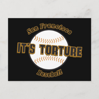 San Francisco Baseball Det är ett vykort för torty