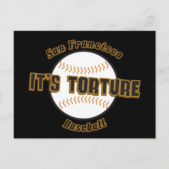 San Francisco Baseball Det är ett vykort för torty (Framsida)