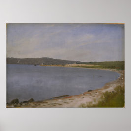 San Francisco Bay av Albert Bierstadt Poster