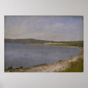San Francisco Bay av Albert Bierstadt Poster