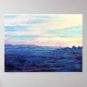 San Francisco Bay, Blue Änglar 1984 Poster