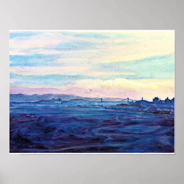 San Francisco Bay, Blue Änglar 1984 Poster (Framsidan)