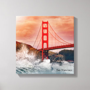 San Francisco Bay Bridge Canvastryck