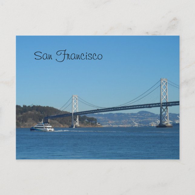 San Francisco Bay Bridge Vykort (Framsida)