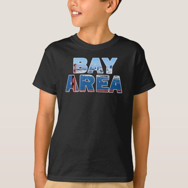 San Francisco Bay område T Shirt (Framsida)