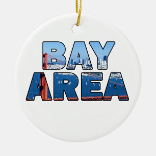 San Francisco Bay-området Julgransprydnad Keramik