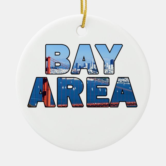 San Francisco Bay-området Julgransprydnad Keramik (Framsidan)