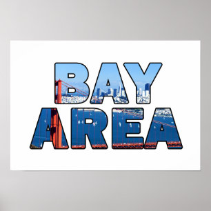 San Francisco Bay-området Poster