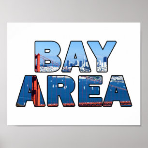 San Francisco Bay-området Poster