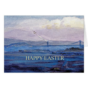 San Francisco Bay, Påsk, Blue Änglar 1984 Hälsningskort
