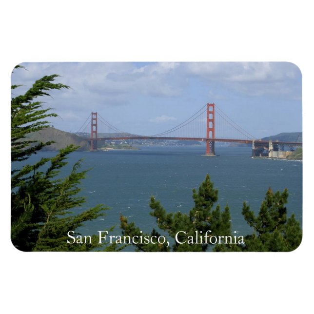 San Francisco Bay Premium Flexi Magnet (Horisontell)