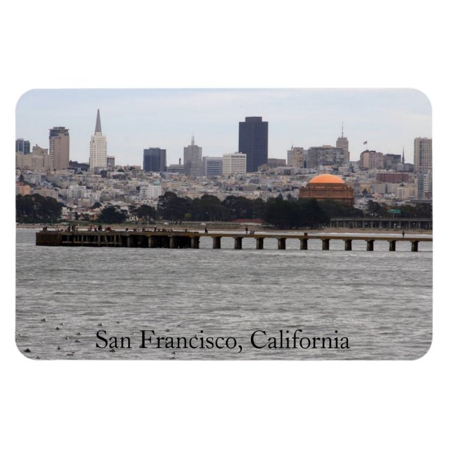 San Francisco Bay Premium Flexi Magnet (Horisontell)