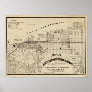 San Francisco Bay salt Marsh Poster