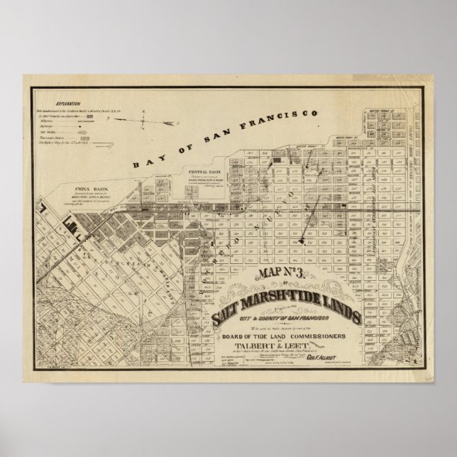 San Francisco Bay Salt Marsh Poster (Framsidan)