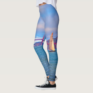 San Francisco Bay ~-stad vid fjärd~-damasker Leggings