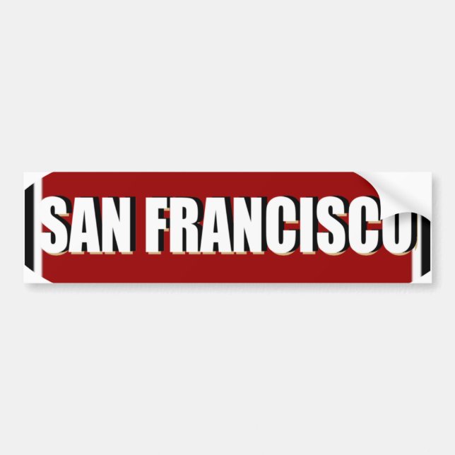 San Francisco bildekal (Framsidan)