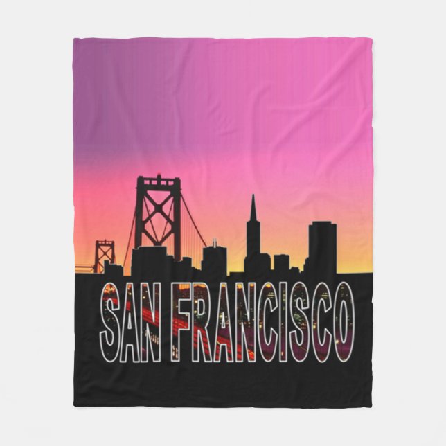 San Francisco Blanket Fleecefilt (Framsidan)