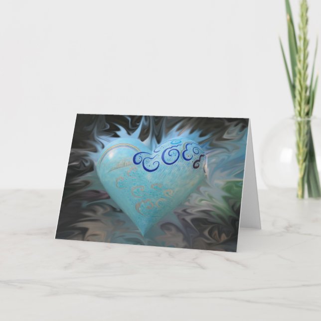 San Francisco Blue Heart - kort (Framsida)