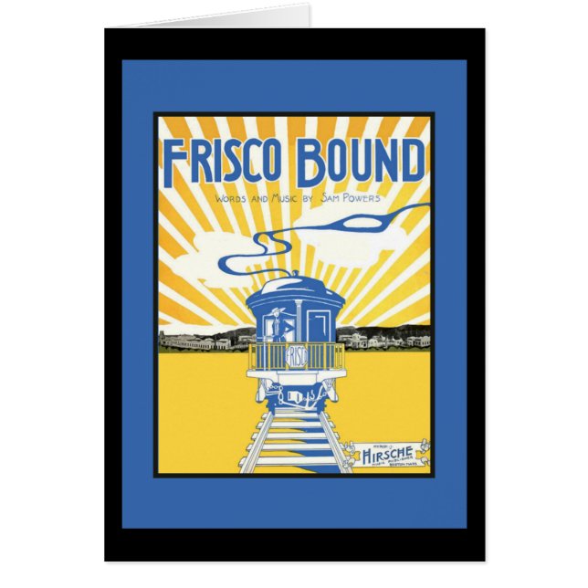 San Francisco Bound Hälsningskort (Framsidan)
