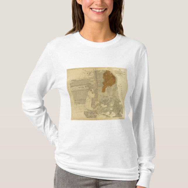 San Francisco brände område, 1906 Tee (Framsida)