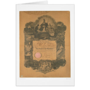 San Francisco brandstationcertifikat (1481A) Hälsningskort