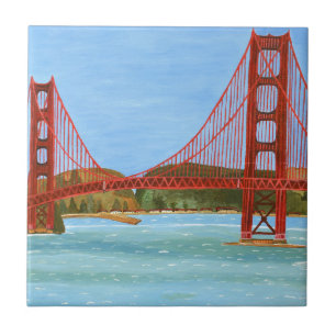 San Francisco Bridge Kakelplatta
