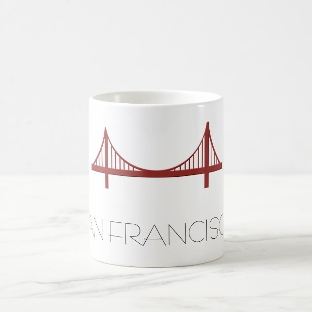 San Francisco Bridge Modern Kaffemugg (Center)
