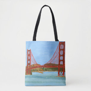 San Francisco Bridge Tote Bag Tygkasse