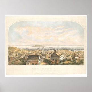 San Francisco, CA. 1852 (1065A) Poster