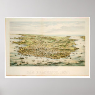 San Francisco CA. 1873 (1528A) Poster