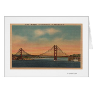 San Francisco CA 2 Hälsningskort
