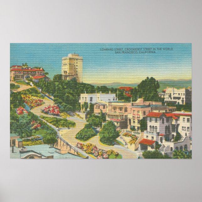 San Francisco, CA 3 Poster (Framsidan)