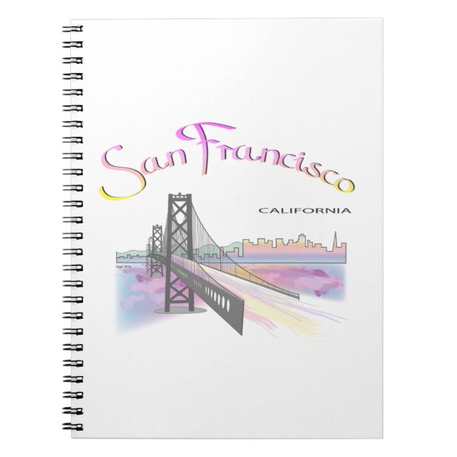 San Francisco, CA Anteckningsbok (Framsidan)