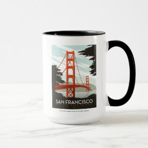 San Francisco, CA - Golden Grind Bridge Mugg