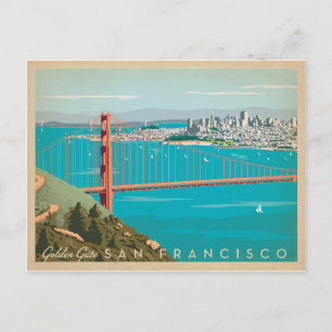 San Francisco, CA - Golden Grind Vykort