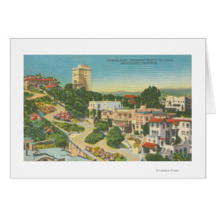 San Francisco CA Hälsningskort