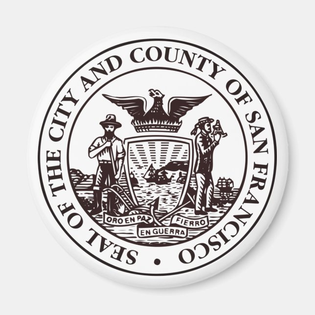 San Francisco, CA Magnet (Framsidan)