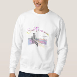 San Francisco, CA med Rainbow Färg Sweatshirt