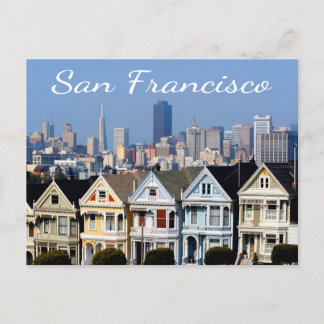 San Francisco CA Painting Dam Skyline Stater Vykort