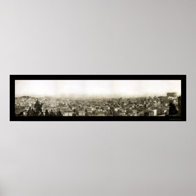 San Francisco CA Photo 1910 Poster (Framsidan)