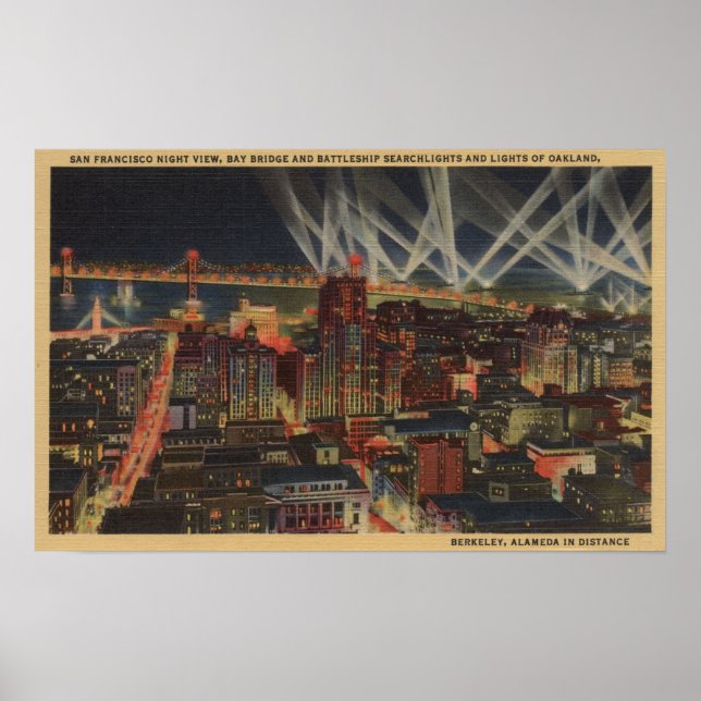 San Francisco, CA Poster (Framsidan)