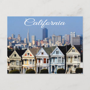 San Francisco CA Skyline Postcard - Förenade State Vykort